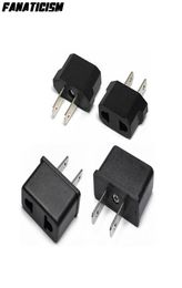 Fanaticism Home Use EU To US Plug Adapter Socket Converter Universal America USA Travel AC Power Electrical Plug Adaptor3204288