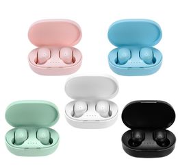 A6S Pro Wireless Bluetooth TWS Earphone Mini Earbuds With charging BOX noise Cancelling Macaron Sport Headset For smartphone Headph7638865