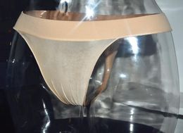 Sexy Women Shiny Seamless Gsrting Bottom Stockings Panties Sheer See Through Thong Brief Underwear Gay Wear Candy Colour F12 Women5203427