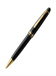 Black Ink Ballpoint Pen Classic Design Luxury Pen Gold Silver Clip Office School Writing Stationery Supplies Gifts9720706