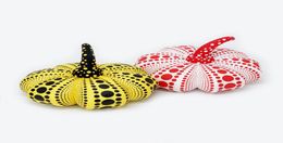 Wave Point Pumpkin Toy Yayoi Kusama the Same Throw Pillow Halloween Decor Doll Baby Kids Toys Home Sofa 2205313863695