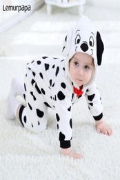 Baby Clothes Romper Dalmatian Cartoon Kigurumis Onesie Kids Boy Girl Jumpsuit Animal Dog Costume Toddler Warm Newborn Playsuit 2012157439