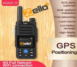 KSUN ZL10 Network Transceiver Zello Walkie Talkie Long Range 4G GPS WIFI Mobile Ham Radio Amateur Android 100km 2108178300522