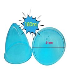 180ml 21cm XLarge Vaccum Massage Cups Vacuum Therapy Machine Accessories Cupping Cup Set for Butt lift5172406