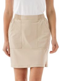 Dresses New Khaki Women Sports Tennis Skirts Golf Dress Fitness Shorts Athletic Running Short Quick Dry Skirt with Pocket ALine Skirt