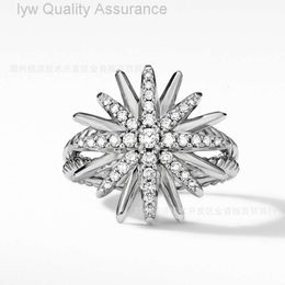 Designer David yurma jewelry 925 Sterling Silver Sunflower Ring Popular Ring