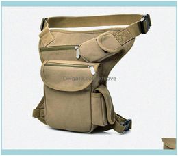 Outdoor Sports Outdoorsmen Canvas Waist Leg Bag Thigh Hip Belt Bum Fanny Pack Tactical Travel Riding Motorcycle Messenger Should4538043