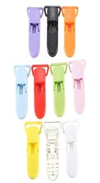 Whole Coloured Plastic Suspender Soother Pacifier Holder Dummy Clips For Baby Accessories4839776