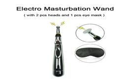 Adult Diary Electro Wand Female Breast Clitoric Stimulator Massager With BDSM Bondage Eye Mask Sex Toys for Couples Adult Games q1685538
