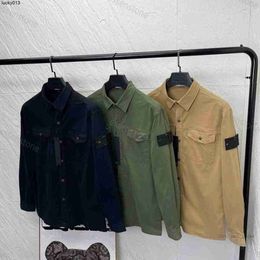 Designer Stones Pocket Jackets Long Sleeve Zipper Badges Men Tshirt Casual Coat Windbreaker Embrodiery Autumn Coats Islands Jacket Asian Cp Comapny