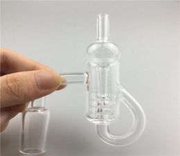 Set Quartz Diamond Loop Banger Nail Oil Knot Recycle Quartz Banger Nail Cap Dabber Insert Bowl 10mm 14mm 18mm Male Female Degree 95957827