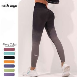 Lu Align Pant Sports Outfit Seamless Outdoor Gradient Colour Nylon High Waist Elastic Fitness Pants Leggings Comfort Yoga Gym Jogger Gry Lu-08 2024