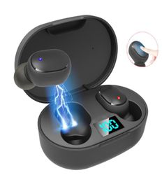 E6S Mini TWS Wireless Earbuds Headphone Hifi Sound Bluetooth 50 With Dual Mic Led Digital Display Earphones Auto Pairing Headsets3804640