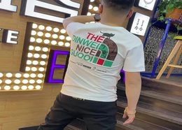 Trendy Print Letter Men039s Tshirt Short Sleeve Handsome Casual Male Clothes Highquality New Designer Man Tees Plus Size M7x8183338