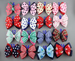 50pcslot 32039039 UK style Dot Grosgrain Ribbon Hair Bows WITHOUT ClipsDIY Baby Girls039 Hair Accessories Boutique Hai5630859