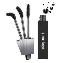 Private Label 3D Fiber Mascara Cream Waterproof LENGTHENING Curl Black Eyebrow Mascara Custom Wholesale 240301