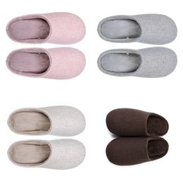 2024 men women designer slippers slides sliders black white pink grey GAI mens womens slipper indoor winter slide5146126