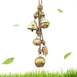 Party Supplies Christmas Cow Bells Rustic Style Copper Jingle Hang Charming Decor For Door Home Outdoor