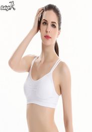 Women Sexy Padded Sport Bras Crop Tops Vest Cut Out Shirt Tank Top3558142