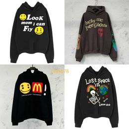 Men Designer CPFM KIDS SEE GHOSTS CHO Lost in space Street hip-hop Hoodies Fleece Pure Cotton Mens Womens Hooded Sweater Look mom i can fly Sports Hoodies MD 2024