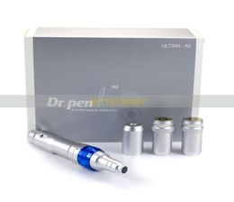 Home Use Rechargeable Derma Pen Electrice Derma Pen Ultima A6 Micro Derma Needle Pen Scar Removal Electric Microneedle with 30 pcs9529675