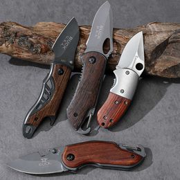 High Hardness Small Folding Portable Camping And Mountaineering Self-Defense Multifunctional Outdoor Knife 430356