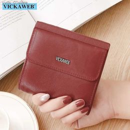 Money Clips VICKEB Women Small Genuine Leather Wallet Fashion Cute Ladies wallet Female Hasp Womens Wallets And wallets Mini Money Short Bag L240306