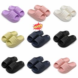for Summer Designer Slippers New Product Women White Black Green Pink Blue Soft Comfortable Slipper Sandals Fashion-031 Womens Flat Slides Outdoor 97 Comtable 44 s