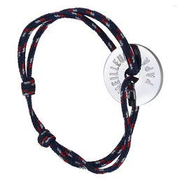Charm Bracelets Man Hand-woven Bracelet Wrist Rope Simple Gift Ornament Creative Bangle Male Chain Fashionable