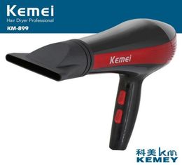 Kemei km899 Ceramic Ionic Hair Blower 1000W Professional Salon Hair Dryer High Power 220V Household Hairdryer EU Plug3012193