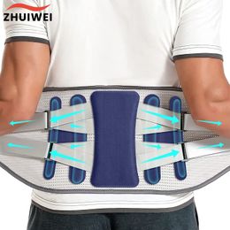 Back Brace Lumbar Support Belt Waist Orthopaedic Corset Men Women Spine Decompression Trainer Pain Relief 240226