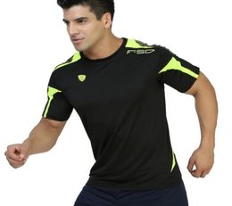 Men039s Sport Professional Running T Shirt Quick Dry Short Sleeve Basketball Soccer Training T Shirt Men Gym Clothing Sportswea7817496