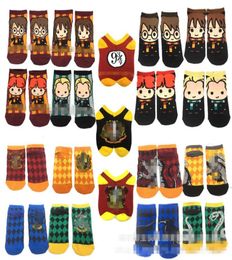 Whole Unisex Men Low Cut Short Socks Ankle Ha r ry Cotton Po tt er Women Cartoon Sock2236406