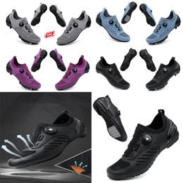 designer Cycling Shoes Men Sports Dirt Road Bike Shoes Flat Speed Cycling Sneakers Flats Mountain Bicyclse Footwear SPD Cleats Shoes 36-47 GAI