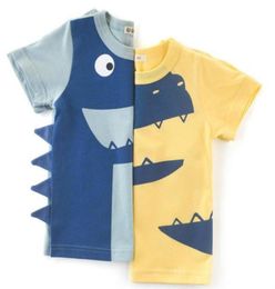 Boys Designer Tshirts Kids Tshirts Summer Fashion Handsome Baby Clothes Boy Short Sleeves T Shirts Child Luxury Tees Tops 2020 Cl6058778