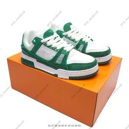 Shoes Casual Designer Sneakers Classic Vintage TRINER Leather With Box Sizes 35-45 For Men And Women Canvas Gebuine Laether Mesh