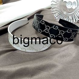 Headwear Hair Accessories Headbands Luxury Brand Designers G Letter Hair Band For Women Headband Material Coffee Black White For Wholesale Gift