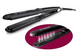 Steam Function Flat Iron Tourmaline Ceramic Vapour Professional Hair Straightener with Argan Oil Infusion Straightening Irons2696982