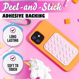 Silicone Suction Phone Case Adhesive Mount - Hands-Free, Strong Grip Holder for Selfies and Videos
