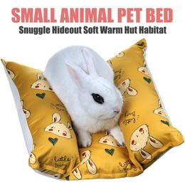 1pcSmall Animal Pet Bed House for Guinea Pig Hamster Chinchilla Rat Hedgehog Rabbit 240226