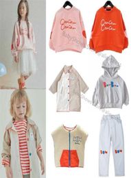 Korean Baby Girls Sweatshirts FW Fall Winter RJ Brand Kids Boys Pullover Cute Cotton Toddler Sweaters Autumn Child Clothes 2101152652720