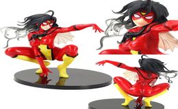 14cm Bishoujo Statue SpiderWoman Action Figure 17 Scale Spider Woman PVC Collectible Figurines Model Toy gifts T2004133720965
