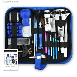 Watch Bands 212pcs Opener Repair Tool Kit Clock Pry Knife Screwdriver Pin Hammer Set maker Band Link Clockmaker Accessory L240307