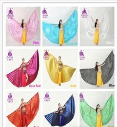 2018 11 colors Belly Dance Wings Angle Egyptian Bellydance Belly Dance Wings Costume Isis Wings no stick4954067