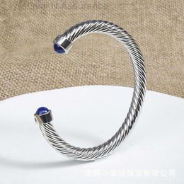 Designer David yurma Davids Synthetic Lapis Lazuli Bracelet Cable Twisted Wire Popular