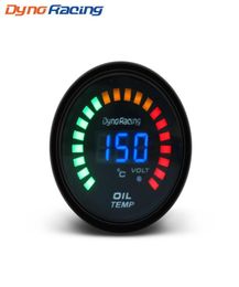 Dynoracing Black 2 inch 52mm Digital LED Car Oil Temp Gauge 20150 Celsius Oil Temperature gauge Car meter BX1014542583712