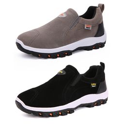 running shoes spring summer red black pink green brown mens low top Beach breathable soft sole shoes flat men blac1 GAI-25