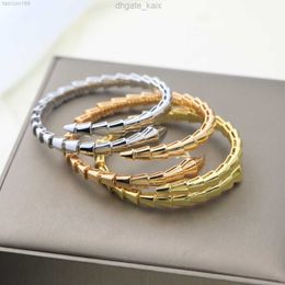 European and American Style Snake Bracelet Smooth Face Simple Bone Womens Favorite Jewelry Network Popular