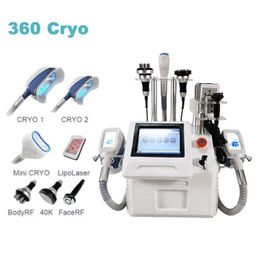 360 Cryolipolysis Fat Freezing Cavitation Lipo Laser Body Slimming Machine Rf Skin Tightening Double Chin Treatment457