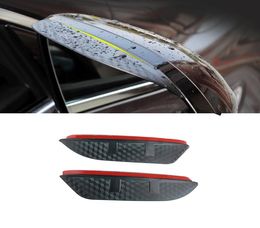 For Buick LaCrosse 20062021 Auto Car Stickers Side Rear View Mirror Rain Visor Carbon Fiber Texture Eyebrow Sunshade Guard Cover 6886612